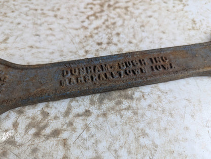 Antique Dunham Bush Co. Burlington Iowa D295 Steam Trap Cover Wrench Cast Iron