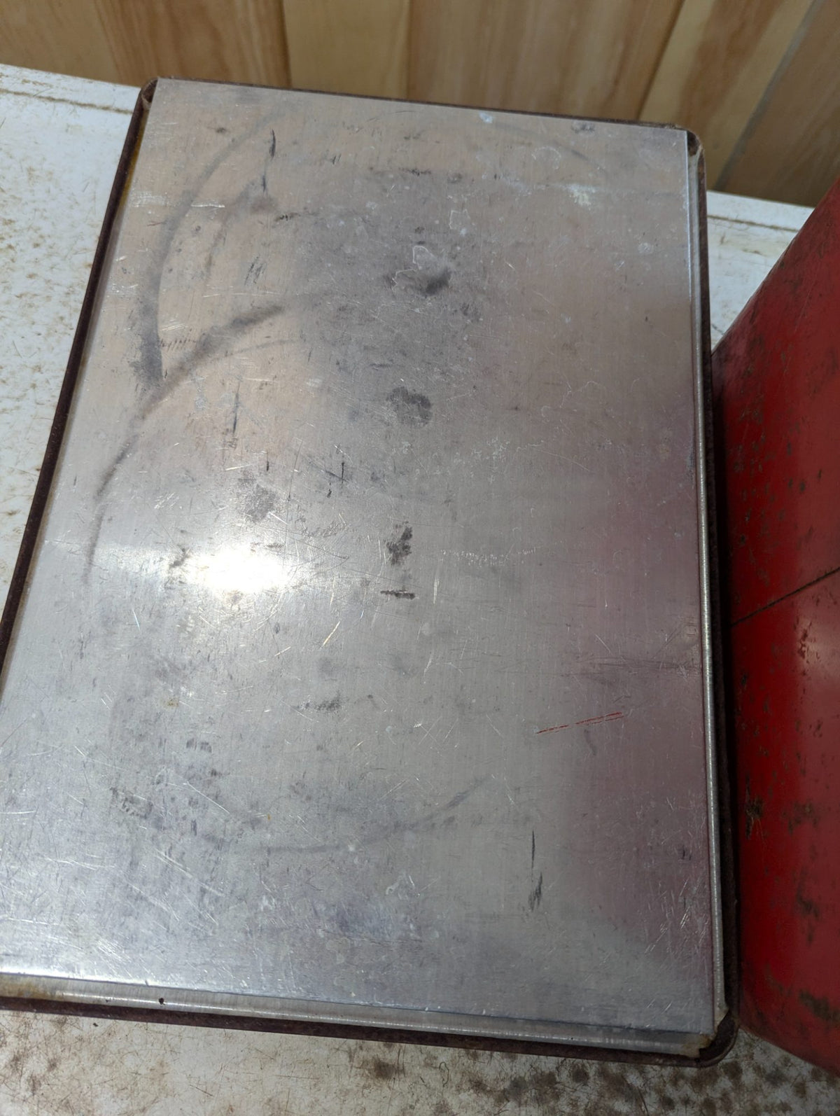 1940s-50s Coca-Cola Eastern Steel Products Metal Cooler 17.25" x 12.25" x 19