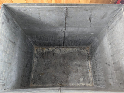 1940s-50s Coca-Cola Eastern Steel Products Metal Cooler 17.25" x 12.25" x 19