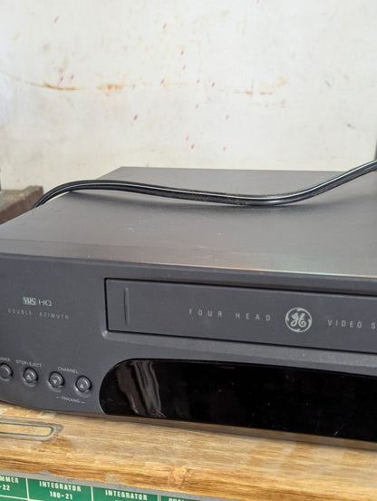 Vintage GE VG4061 Four Head VHS VCR Video Cassette Recorder