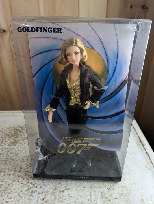 James Bond 007 Goldfinger Pussy Galore Barbie Doll Black Label Mattel R4465 NRFB