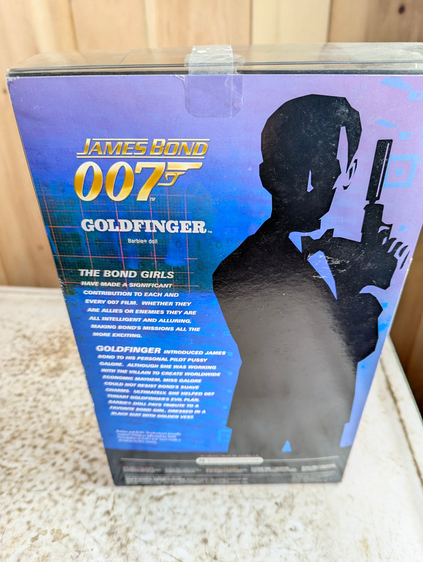James Bond 007 Goldfinger Pussy Galore Barbie Doll Black Label Mattel R4465 NRFB - view 4