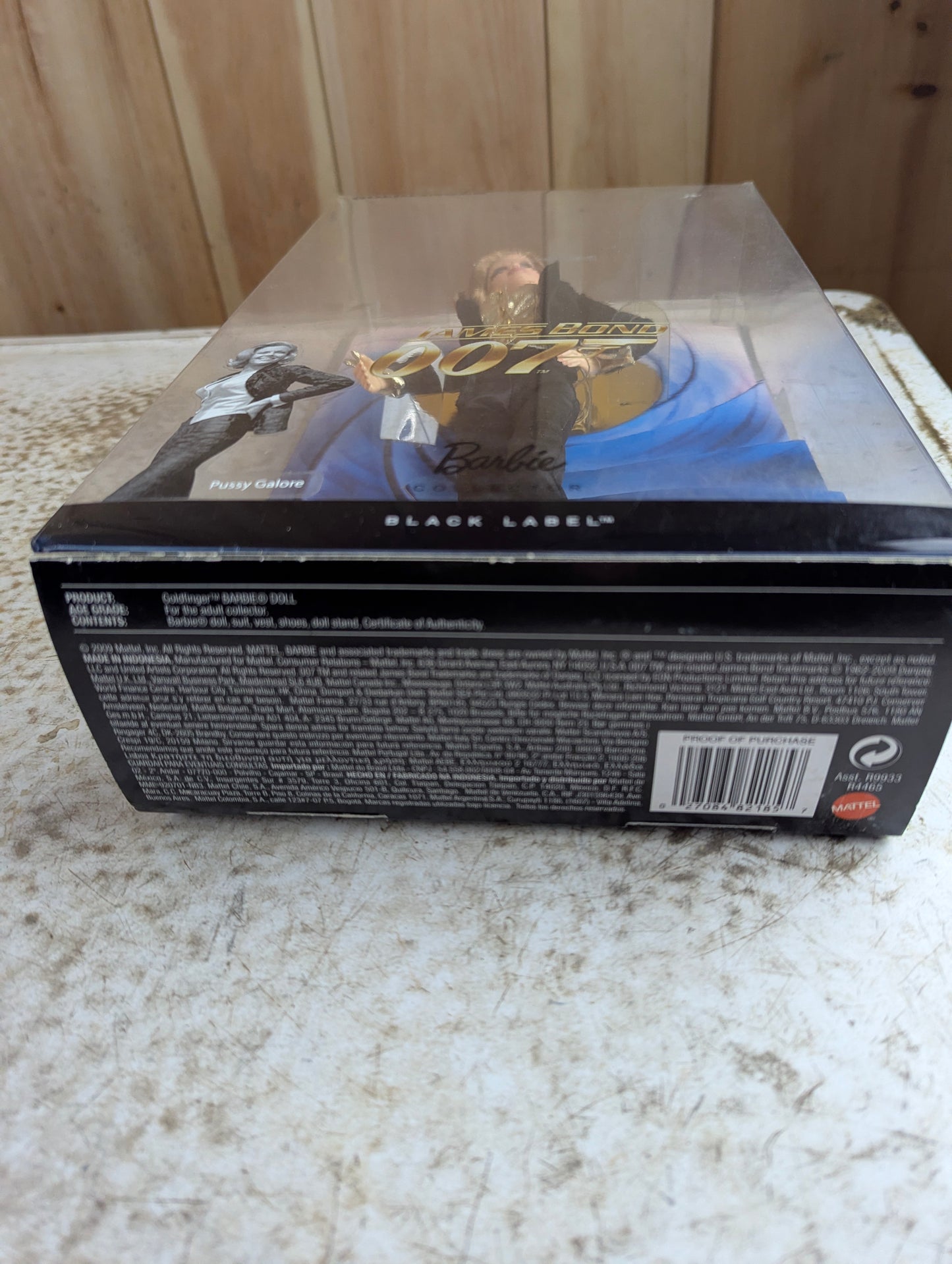 James Bond 007 Goldfinger Pussy Galore Barbie Doll Black Label Mattel R4465 NRFB - view 6