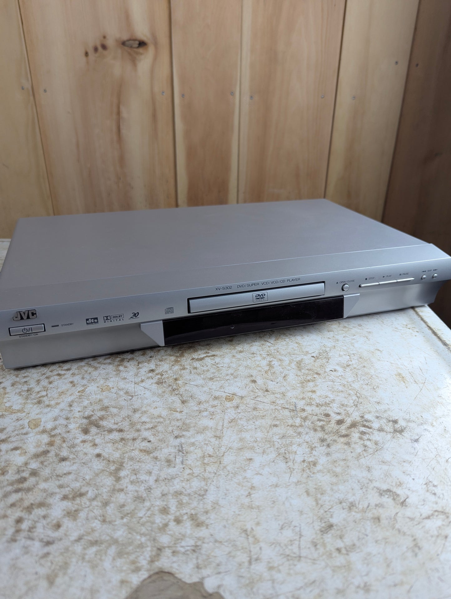 JVC DVD Player Model XV-S302 no Remote - Tested and Working