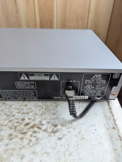 JVC DVD Player Model XV-S302 no Remote - Tested and Working - view 6