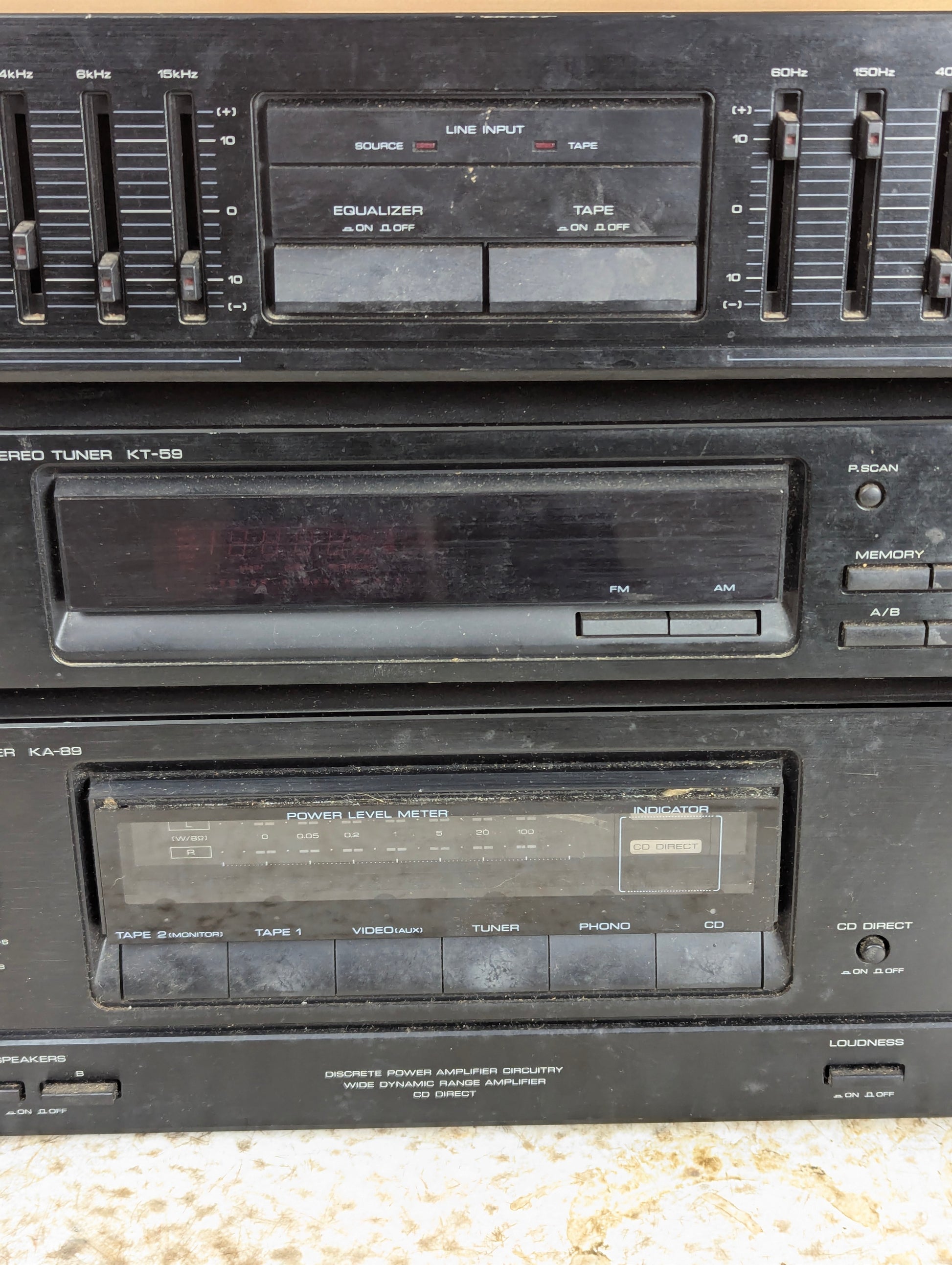 Kenwood Hi-Fi Stack with Amplifier, Tuner & Equalizer - view 3