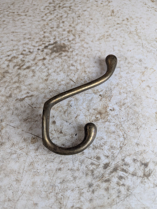 Large Brass Wall Hook