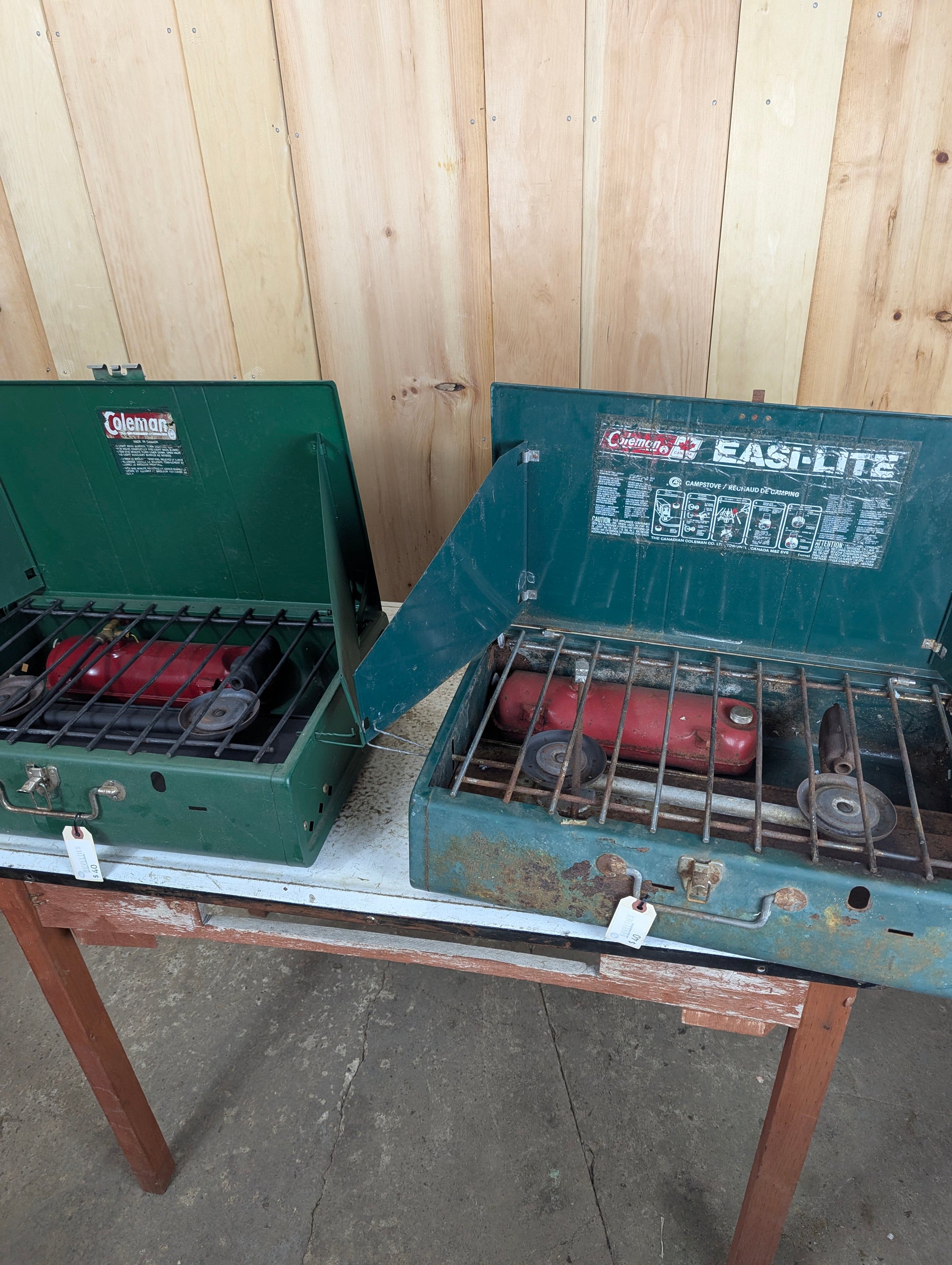 Large Coleman Portable Camping Stove Model #444 - view 4