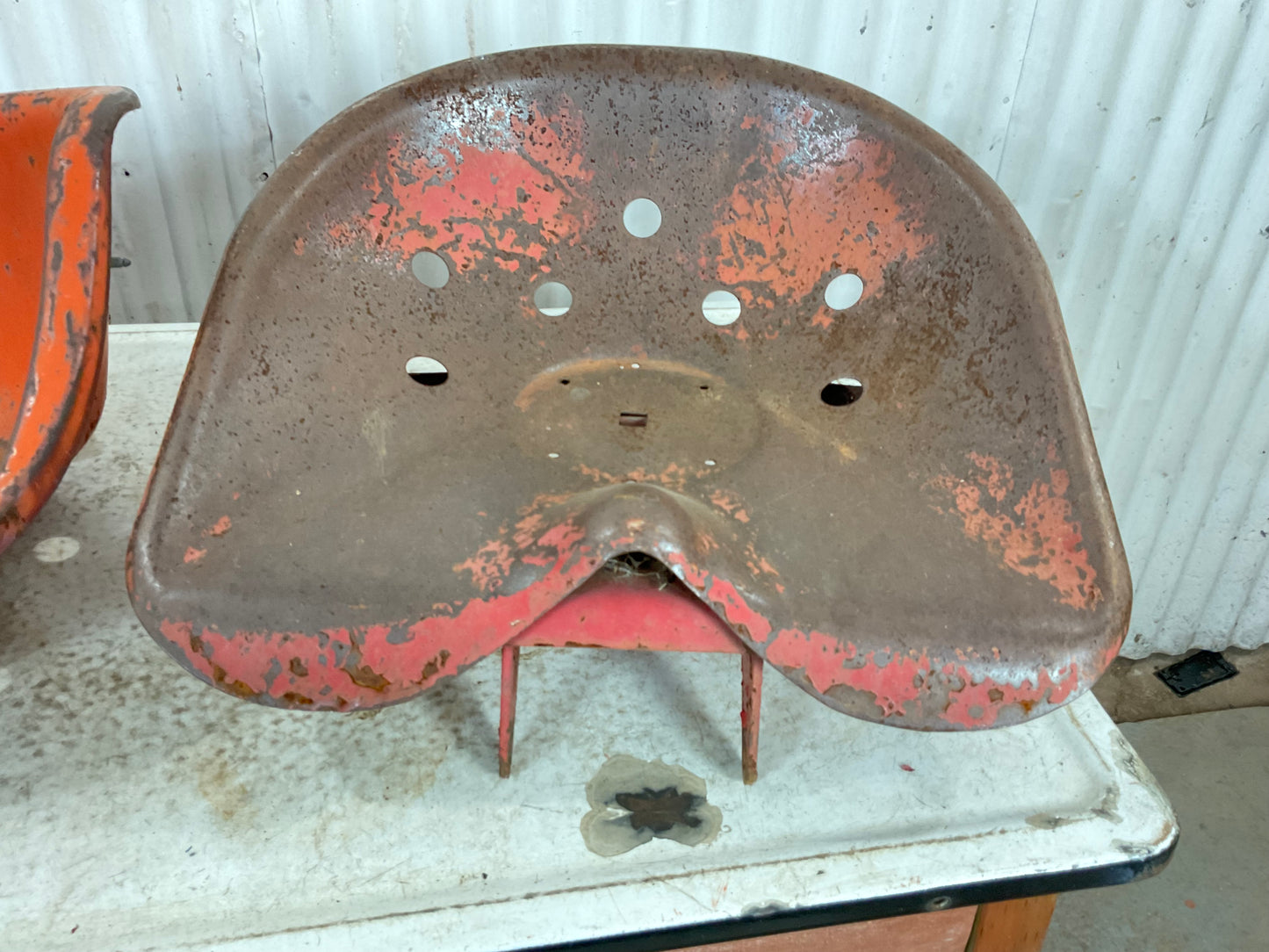 Large Metal Tractor Seats - view 2