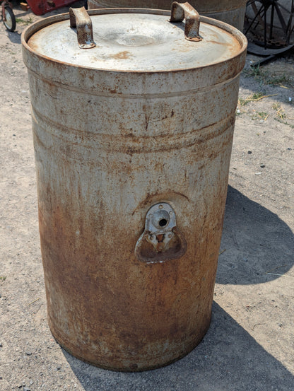 Large Vintage Metal Dairy Cans - view 3