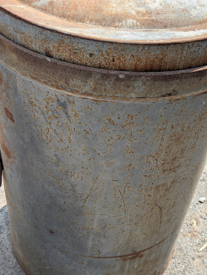 Large Vintage Metal Dairy Cans - view 5