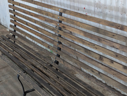 Long Railway Station Bench - view 5