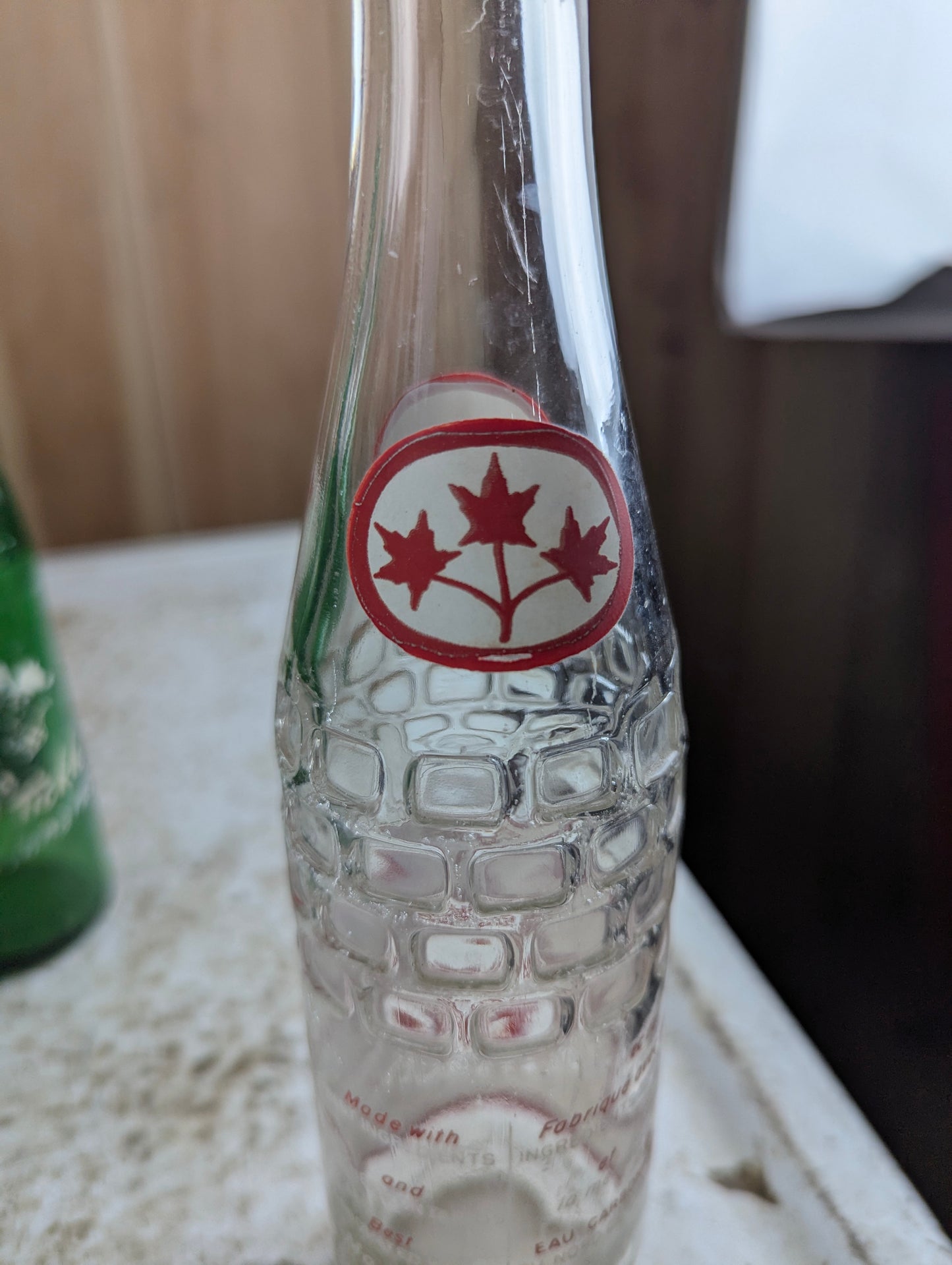 Macdonald's Beverages King Size North Bay 10oz Clear Glass ACL Soda Bottle - view 4