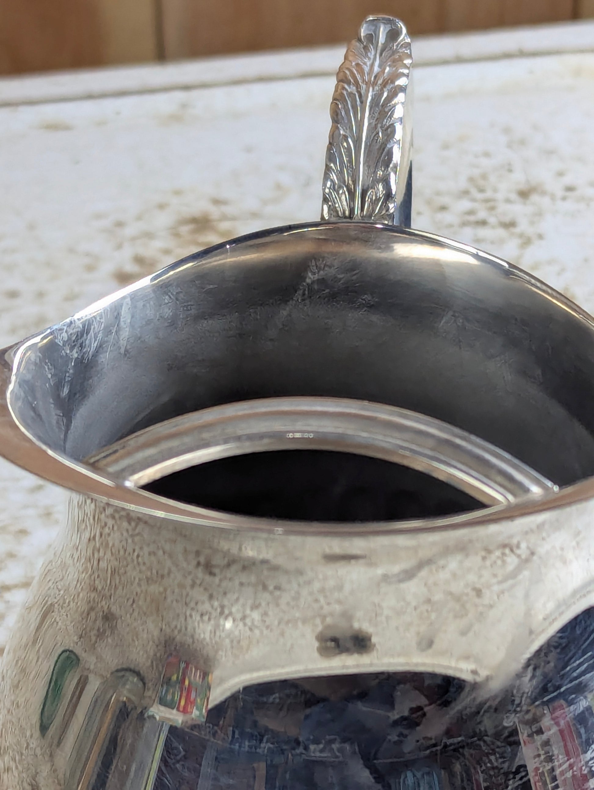 Marlboro 7" Silver Plated Brass Water Pitcher - view 2