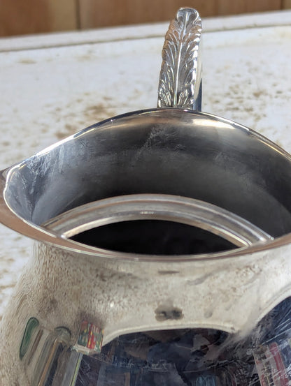 Marlboro 7" Silver Plated Brass Water Pitcher - view 2