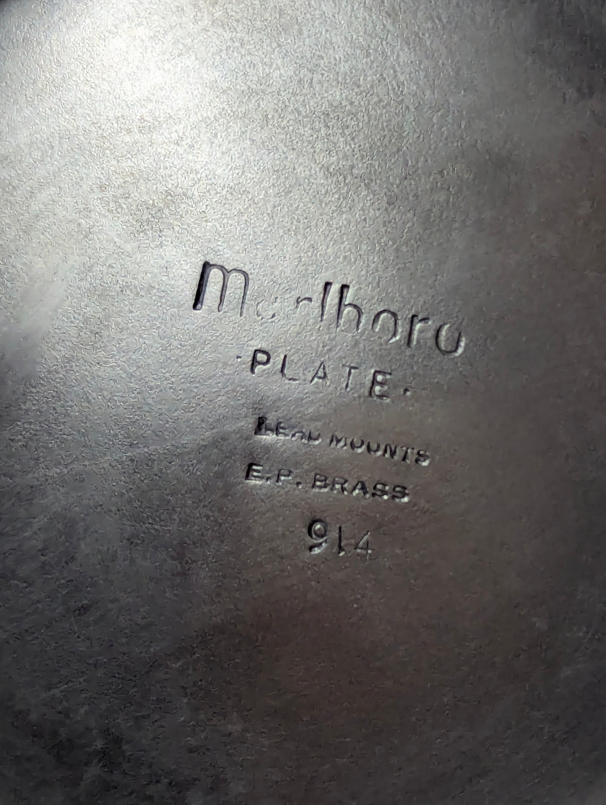 Marlboro 7" Silver Plated Brass Water Pitcher - view 4