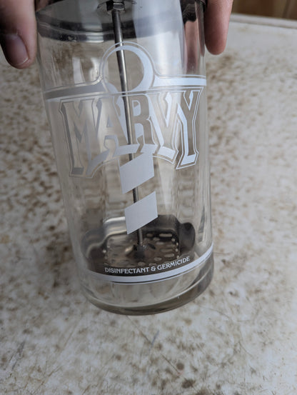 Marvy No. 6 Disinfectant and Germicide Barber Jar - view 2