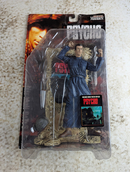 McFarlane Toys Psycho Norman Bates Movie Maniacs Series 2 Action Figure Sealed