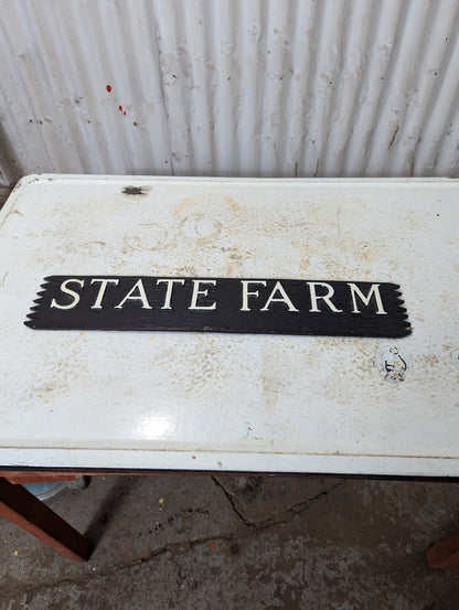Metal Advertising Collectible State Farm Sign