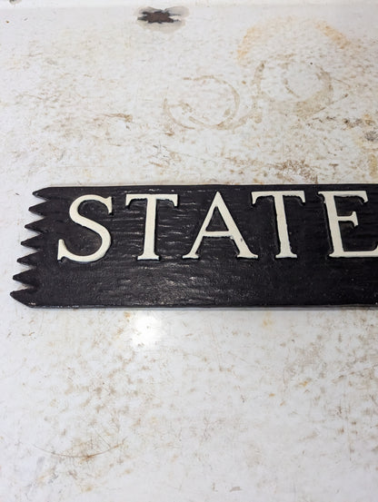 Metal Advertising Collectible State Farm Sign - view 2