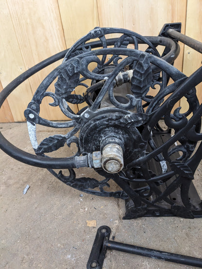 Metal Garden Hose Wheel with Bracket - view 5
