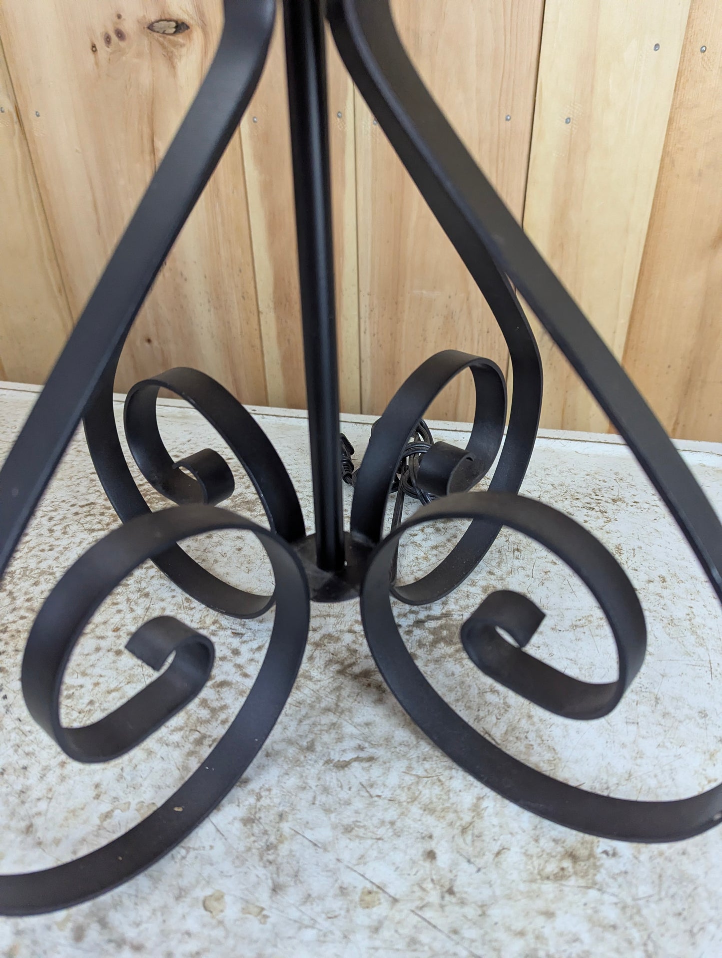 Metal Table Lamp Base - view 3