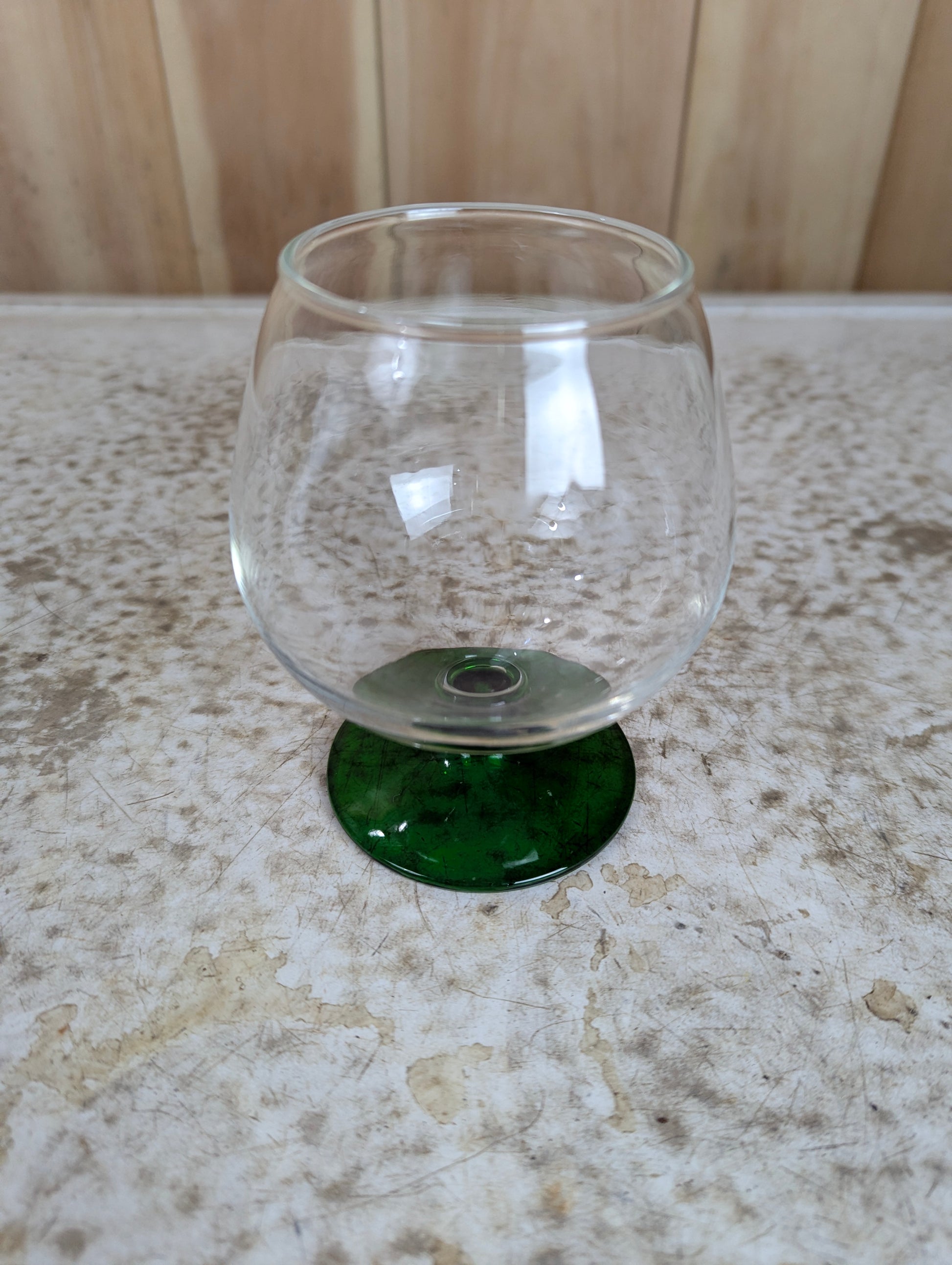 Mid-Century MCM Brandy Sniffer Glass