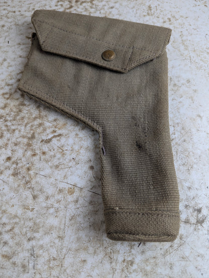 Military WW2 RAF Webley webbing Holster