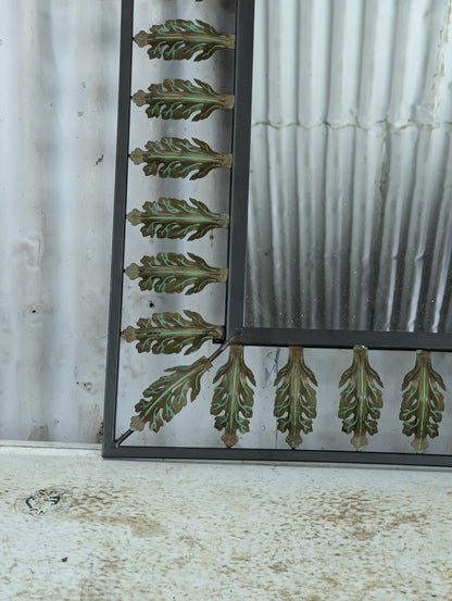 Mirror with Metal Frame & Leaves - view 3