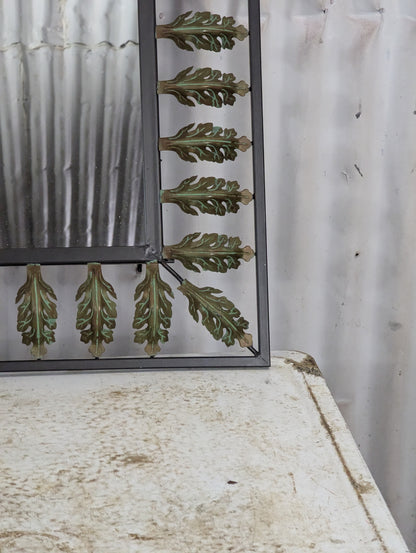 Mirror with Metal Frame & Leaves - view 4