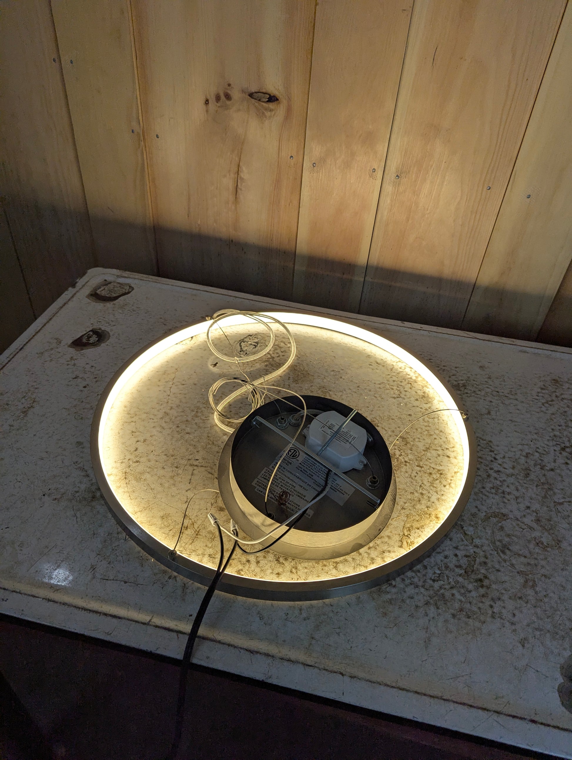 Modern LED Hanging Ring Light Fixture - view 5