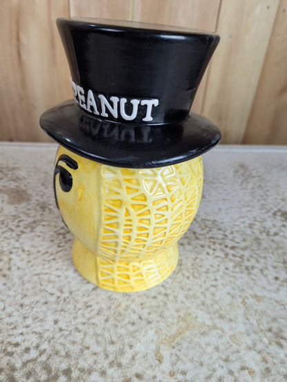 Mr. Peanut Cookie Jar- chipped rim - view 2