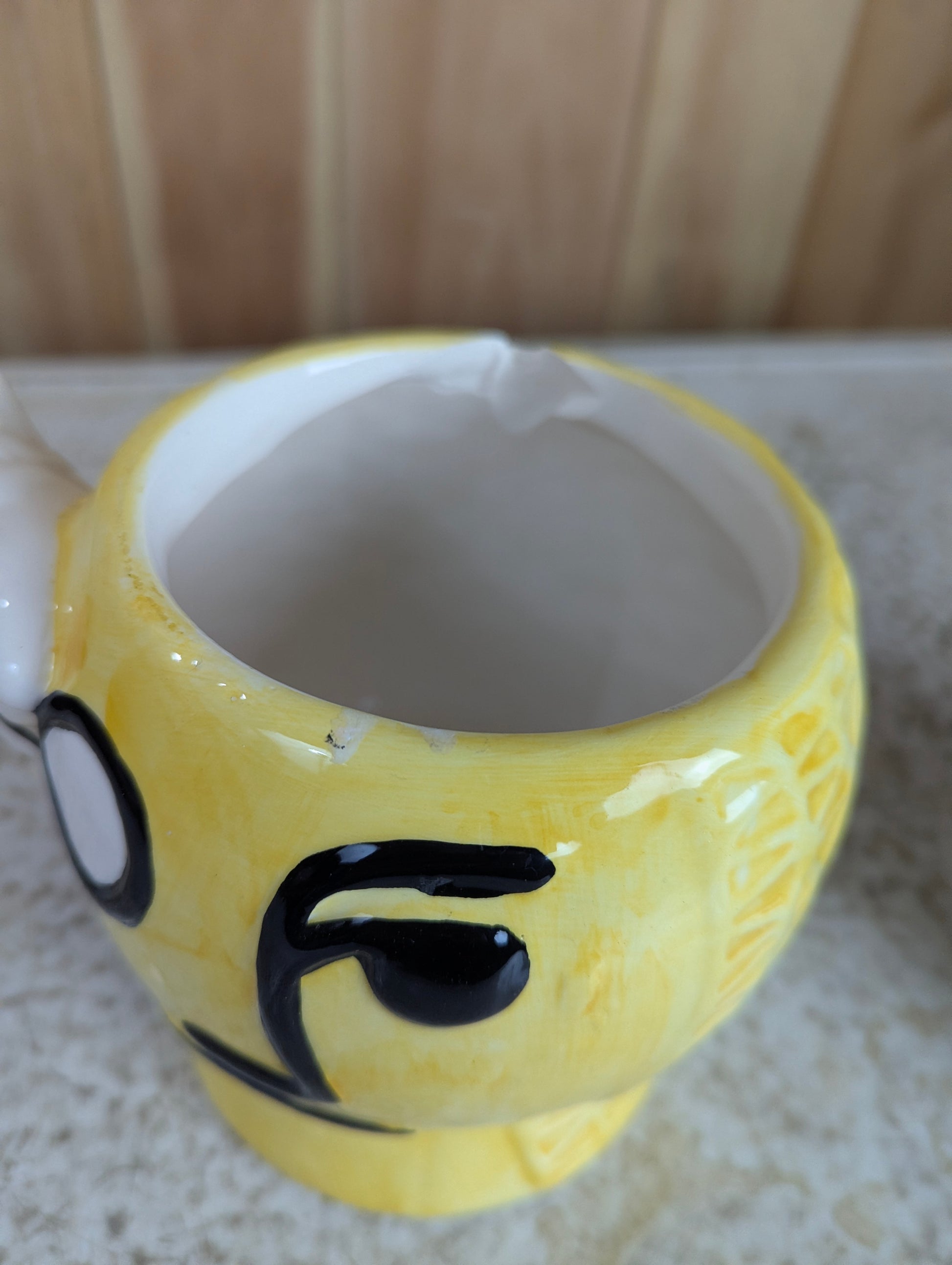 Mr. Peanut Cookie Jar- chipped rim - view 4