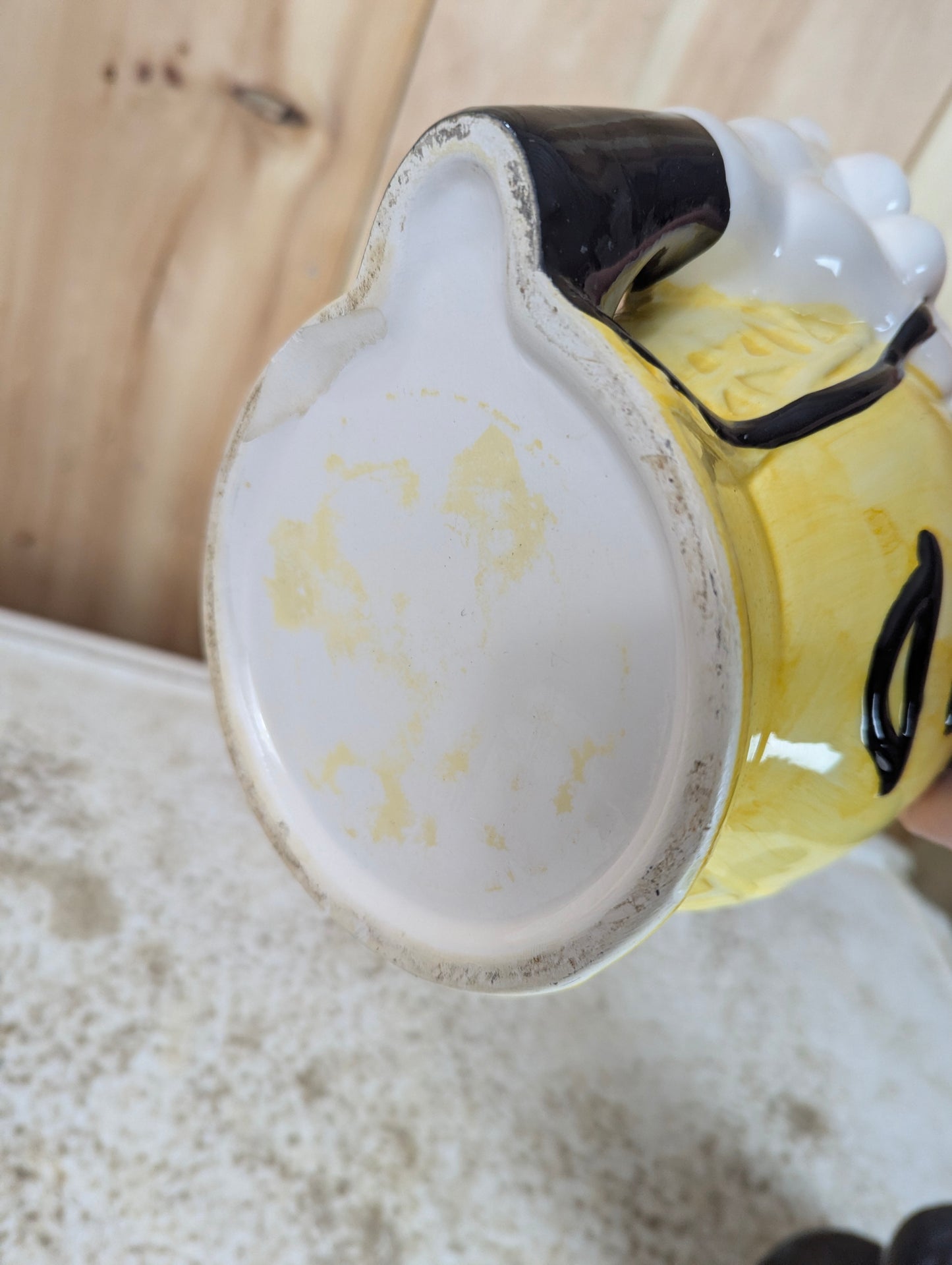 Mr. Peanut Cookie Jar- chipped rim - view 6
