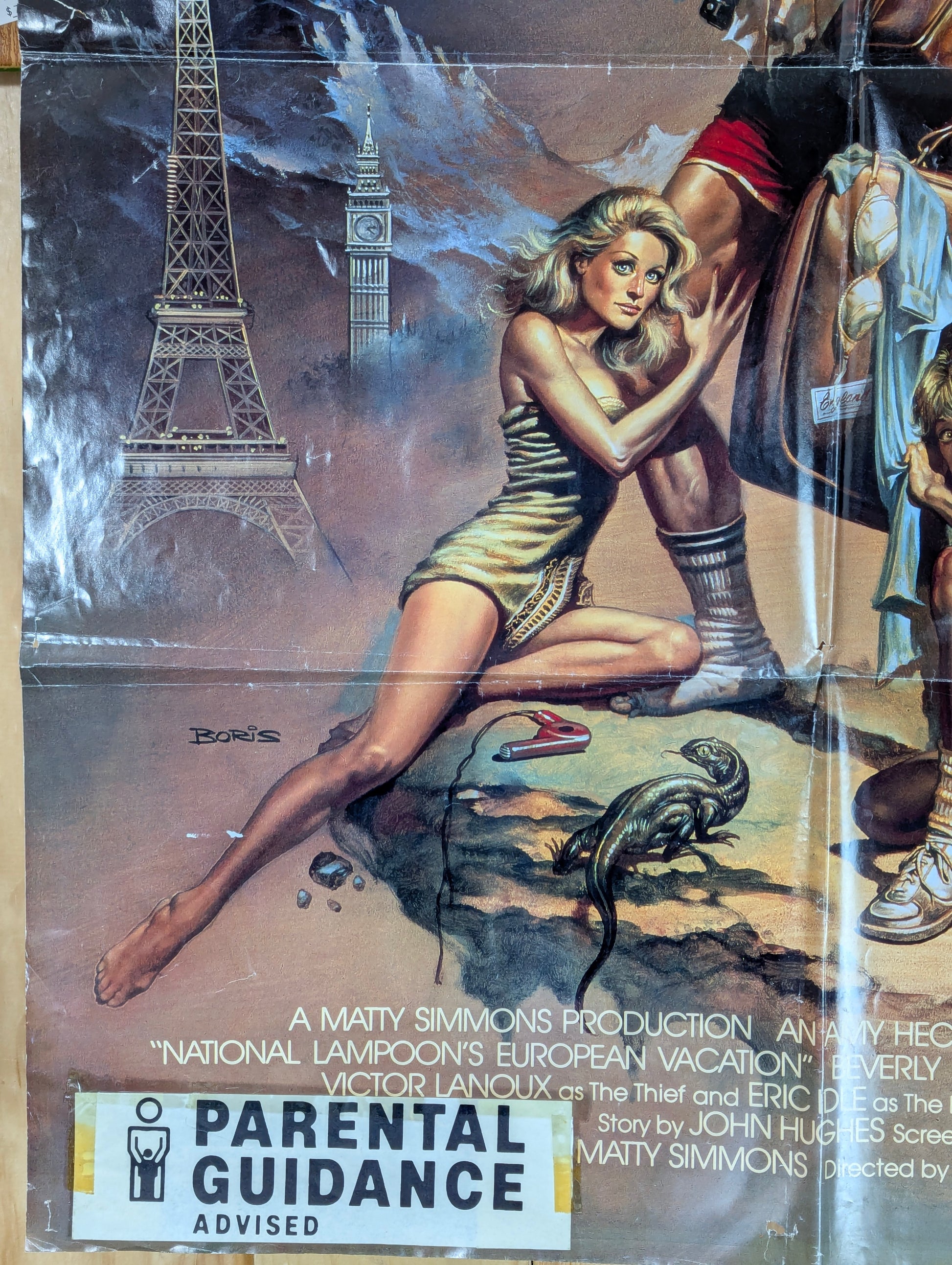 National Lampoon's European Vacation (1985) Original Folded One Sheet Movie Poster - view 3