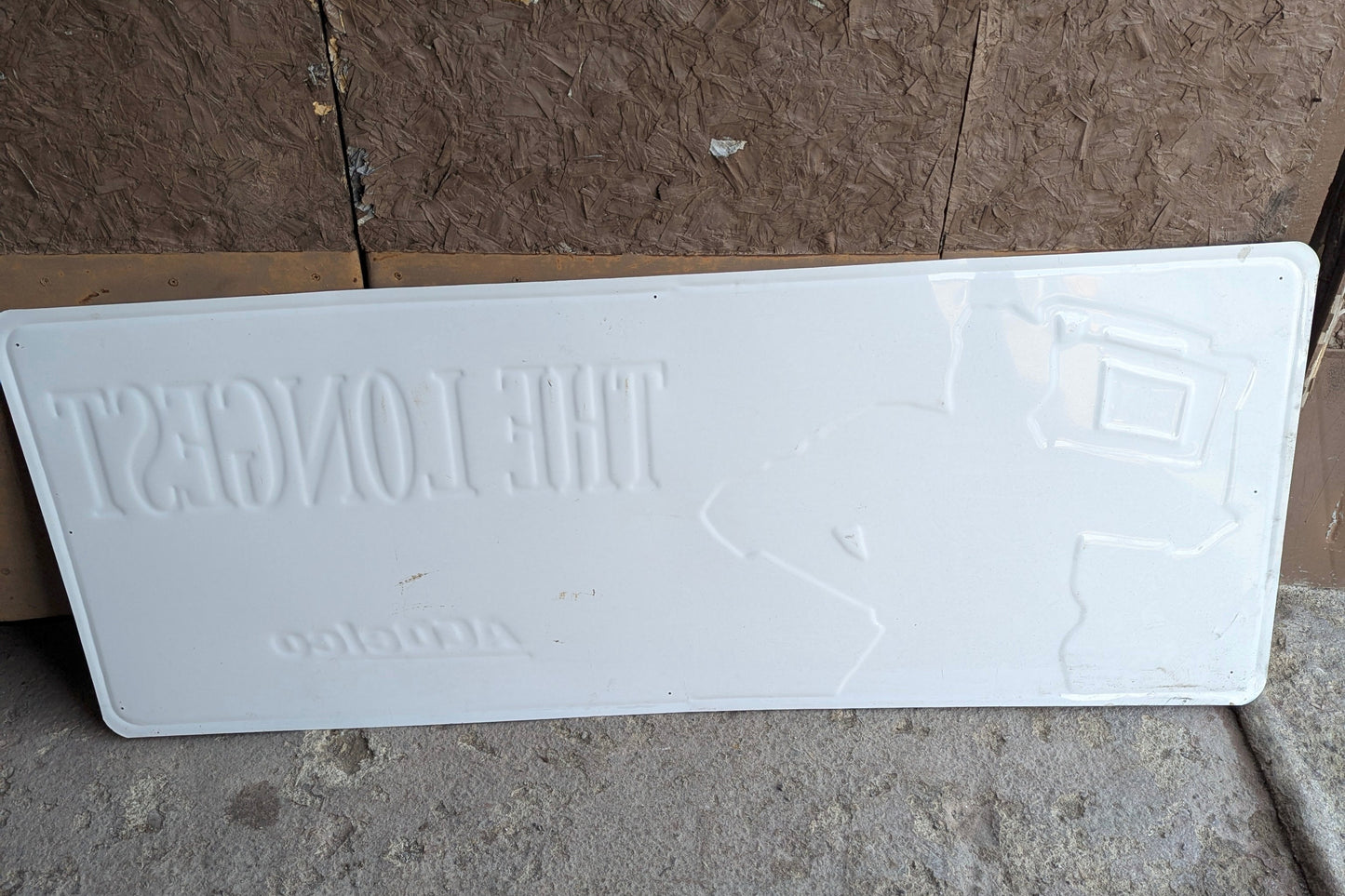 Original Embossed Metal ACDelco Battery Sign 59" x 24" - view 2