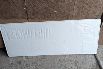 Original Embossed Metal ACDelco Battery Sign 59" x 24" - view 2