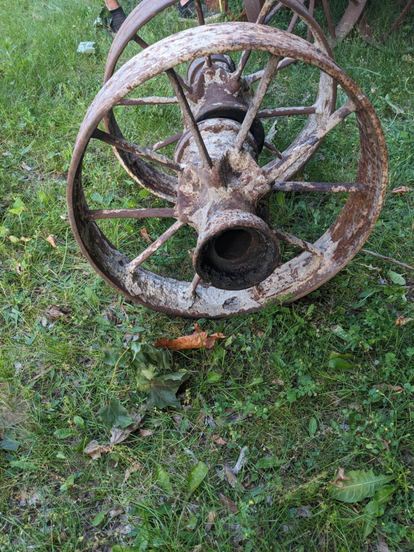 Pair of 20” Iron Wheels - view 2