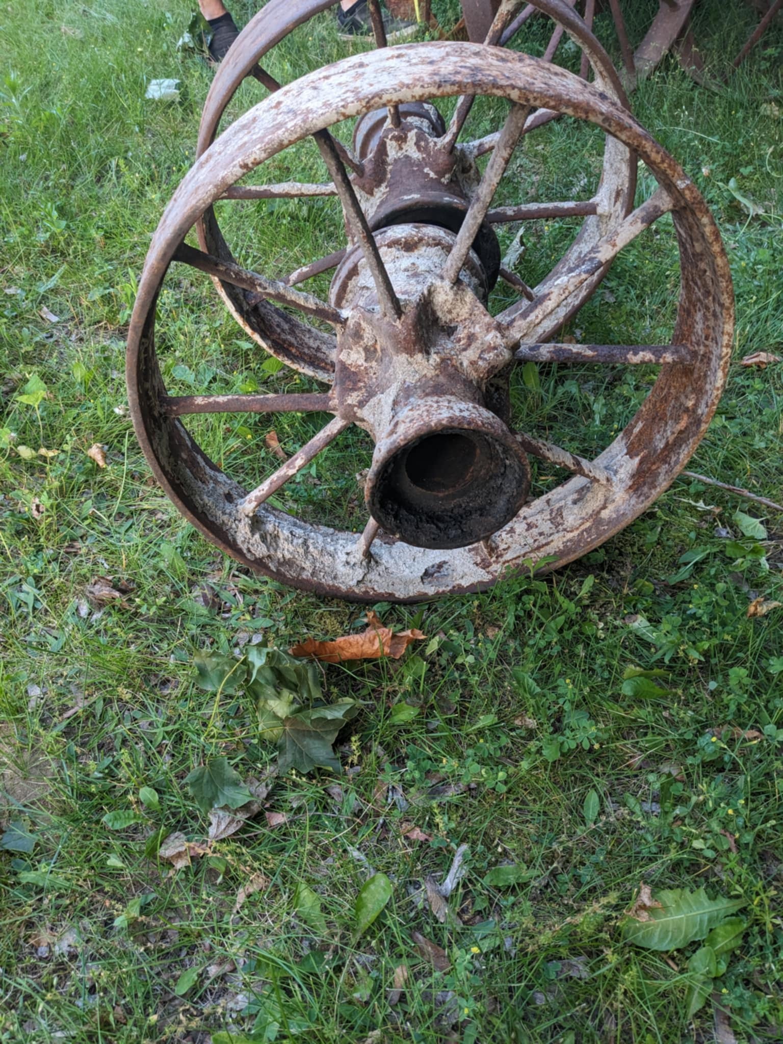 Pair of 20” Iron Wheels - view 2