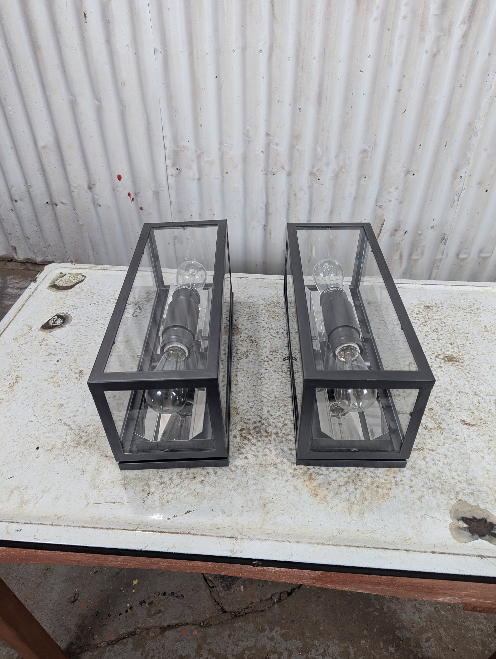 Pair of Custom Contemporary Wall Sconces