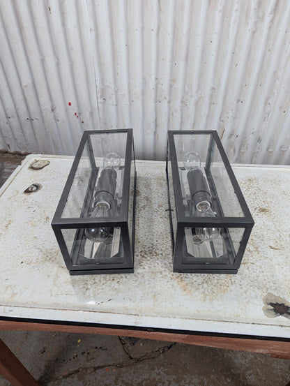 Pair of Custom Contemporary Wall Sconces