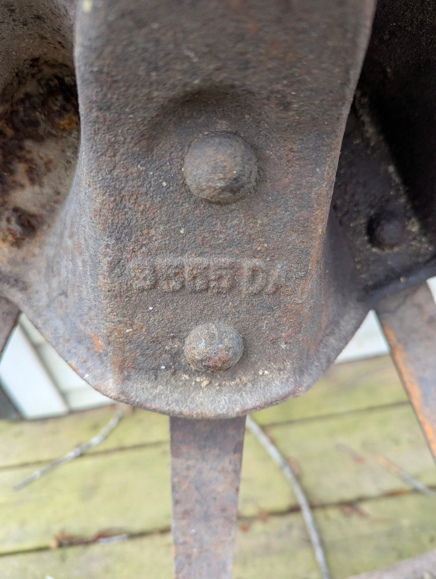 Pair of Farmall Model H Steel Rear Wheels - 50”x 8” - view 6