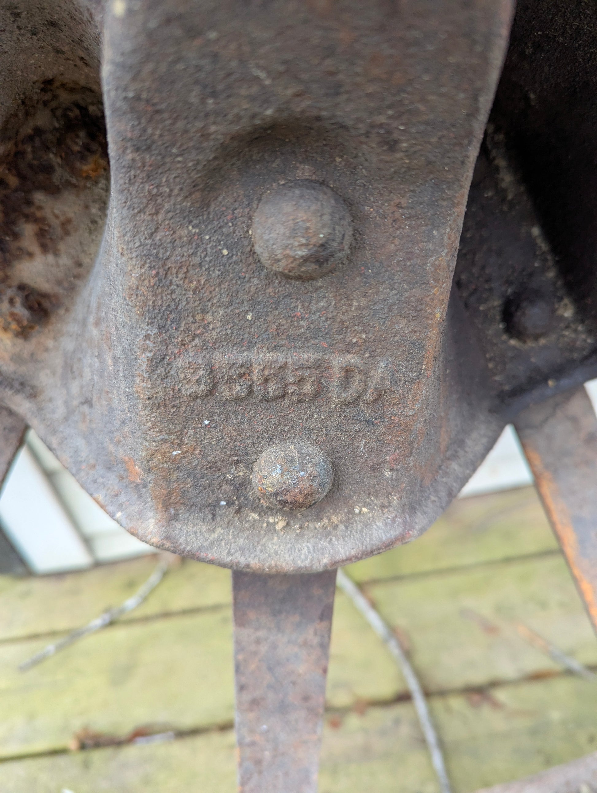 Pair of Farmall Model H Steel Rear Wheels - 50”x 8” - view 6