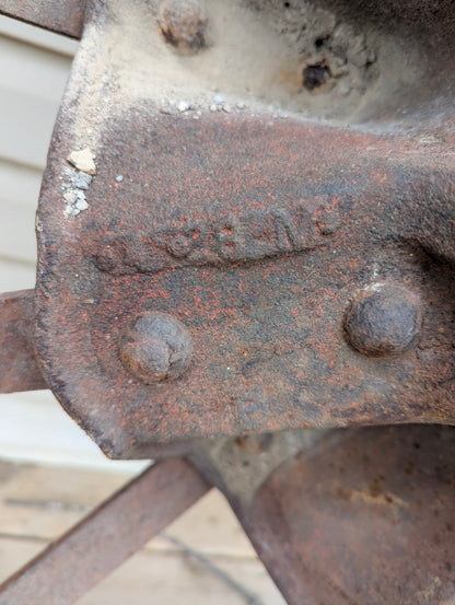 Pair of Farmall Model H Steel Rear Wheels - 50”x 8” - view 8