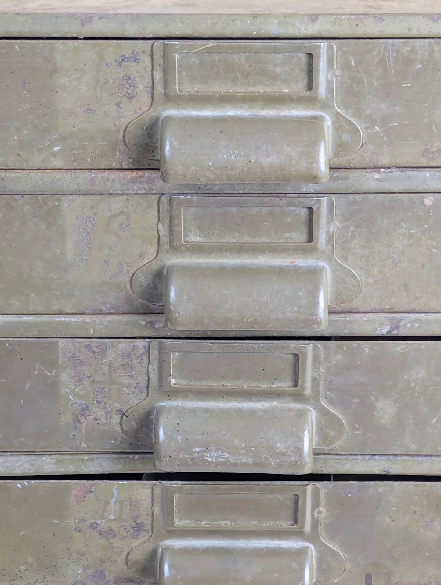 Pair of Metal Hardware Drawers - Missing One Drawer - view 2