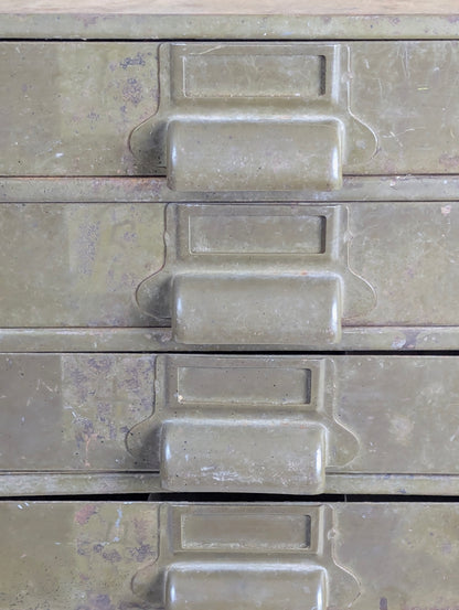 Pair of Metal Hardware Drawers - Missing One Drawer - view 2