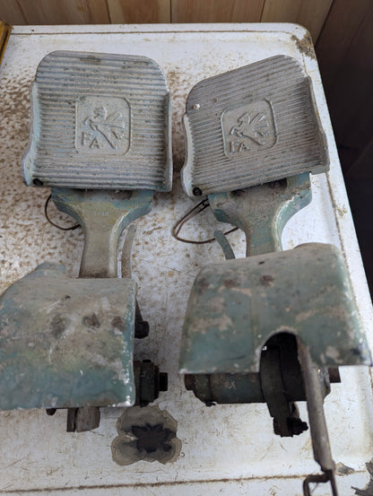 Pair of Military WW2 Fairchild PT-19 Airplane Rudder pedals