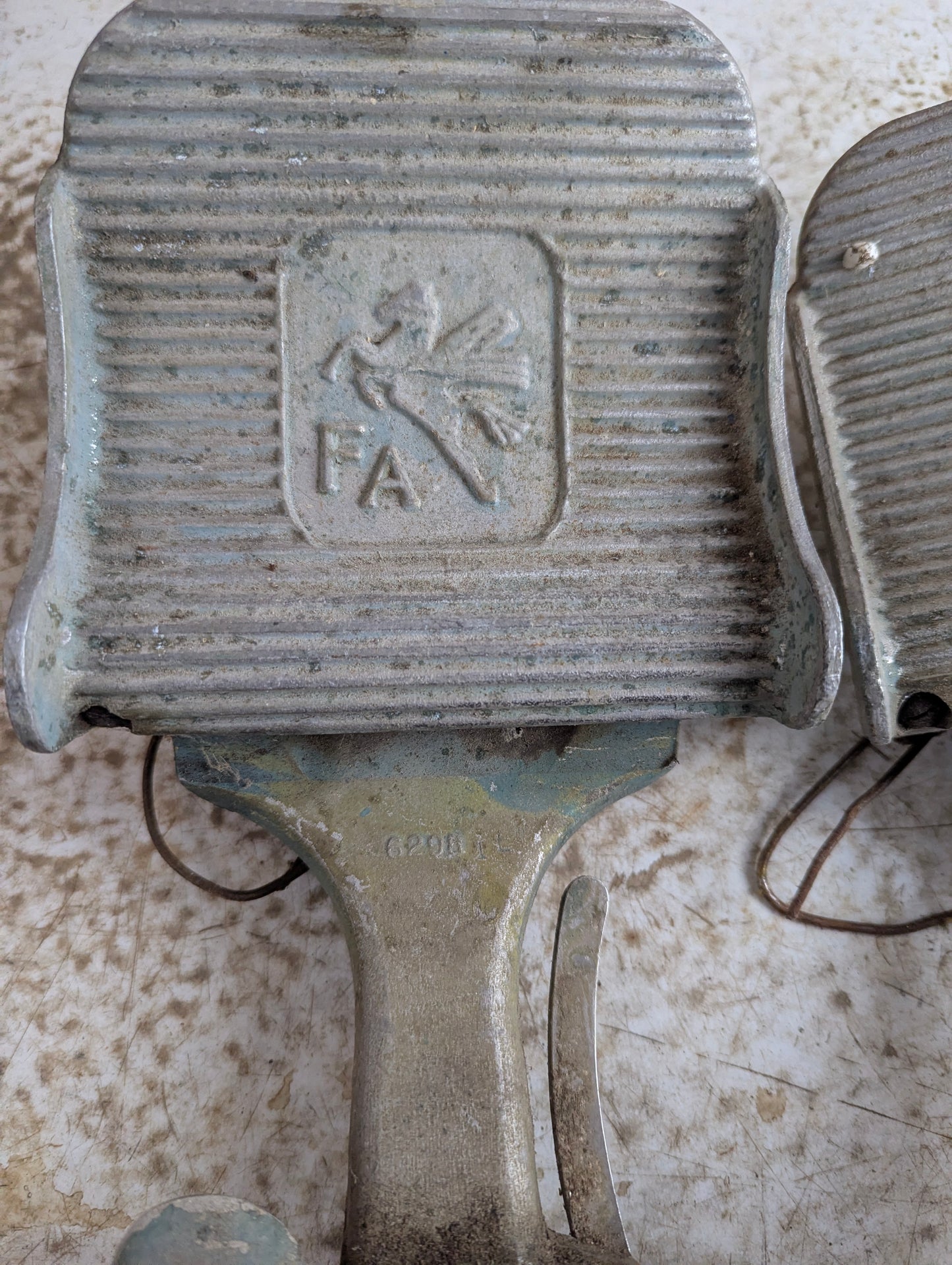 Pair of Military WW2 Fairchild PT-19 Airplane Rudder pedals - view 2