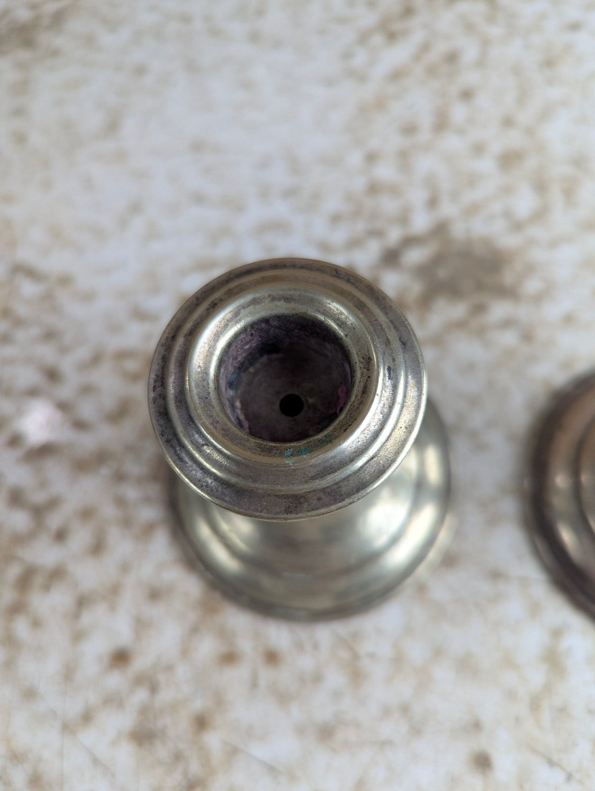 Pair of Vintage Silver-plated Candlesticks - view 4