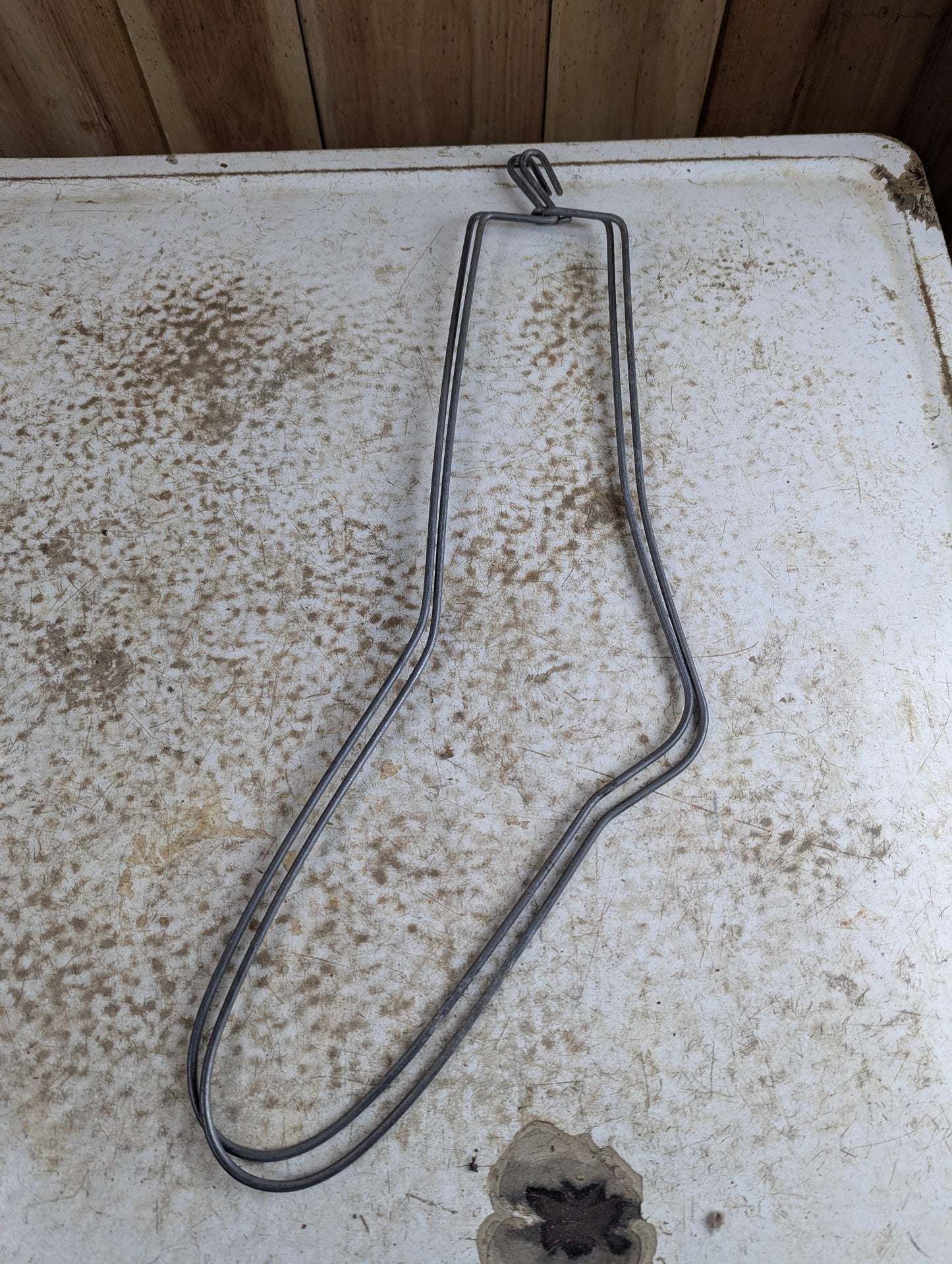 Pair of Vintage Wire Sock Stretchers with Hook